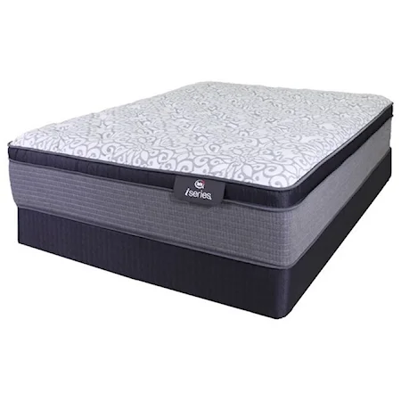 Full Firm Euro Top Hybrid Mattress and 9" iSeries Foundation